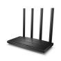 TP-Link Archer A6 AC1200 Mesh Wireless Dual Band Wi-Fi Router, 5 Ports - Black