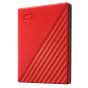 Western Digital My Passport External Hard Disk Drive, 2TB, Red - WDBYVG0020BRD