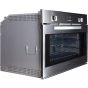 Meneghetti Built In Gas Oven, with Grill, 90 CM, 91 Liters, Grey - OMGG D95 C XL T LI