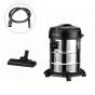 Sokany 2 in1 Drum Vacuum Cleaner, 3600 Watt, 25 Liters, Silver - SK-13025