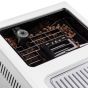 Delonghi PrimaDonna Class Espresso Machine with Attachments, 2 Liters, 1450W, White - ECAM550.65.W