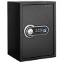 Safety Tech Biometric Fingerprint Safe Box, 50 Liters, Black and Silver - GN50 SFT