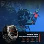 Kospet Tank M3 Smart Watch - Silver Case and Black Strap