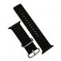 Keendex Silicone Wrist Band For Apple Watch, Black - KX 3403