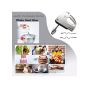 Scarlett Hand Mixer with Attachments, 180W, White and Grey - HE-133