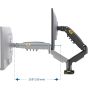 NB Dual Monitor Stand, 17-30 Inch, Black - F160