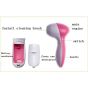 Portable Facial Skin Care and Massager - White and Pink