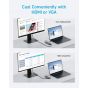 موزع USB-C أنكر، 10 منافذ، 85 وات، رمادي غامق - A83C2