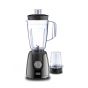 BLACK+DECKER Blender with Grinder Mills, 1.5 Liter, 400 Watt, Black - BX4130-B5