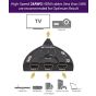 Fosmon 3 In 1 HDMI Splitter, Black - HD1831