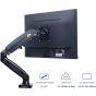 NB Monitor Stand, 17-27 Inch, Black - F80