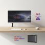 Duronic Single Arm Holder for 13 to 32 Inch Monitors, Black - DM151X3