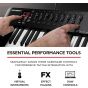 M-Audio Oxygen 61 MKV Keyboard Controller with Beat Pads - Black and White