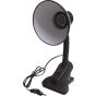 Electric Desk Lamp, 10 Watts- Black