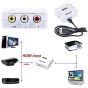 محول HDMI صغير الي AV مركب - ابيض