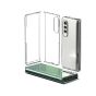Hard PC Anti-knock Protective Bumper Shell Case Compatible for Samsung Galaxy Z Fold 3 5G with Camera Protection, Transparent