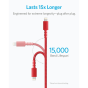 Anker Powerline Select USB-C to Lightning Cable, 0.9 Meter, Red - A8617P91
