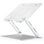 Adjustable Aluminum Laptop Stand, 17 Inch  - Silver