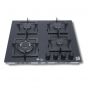 Purity Gas Built-in Hob, 60cm, 4 Burners, Black - HPT606G