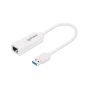 Manhattan USB 3.0 to Ethernet Adapter - White