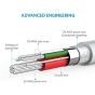 كابل USB الى مايكرو USB انكر، 1.8 متر- ابيض