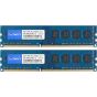ذاكرة رام UDIMM DDR3 تيك ميو، 2 بسعة 4 جيجا  - ازرق