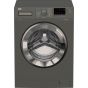 Beko Front Load Inverter Washing Machine, 9 KG, Silver - WTX 91232 XMCI, with Steam Iron, 2200 Watt - SIM 3122 T