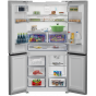 Beko No Frost Side By Side Refrigerator, 624 Liters, Titanium Inox - GNE134626ZXH, with Blender, 1.5 Liters, 600 Watt - TBN 62608 W