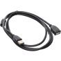 NCS USB Extension Cable, 1.5 Meter - Black