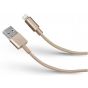 SBS Lightning Cable, 1 Meter, Gold - TECABLEUSBIP5BG