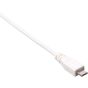 Keendex KX1883 USB to Micro Charging Cable for Speaker, Mobile, Power Bank, 10cm - White