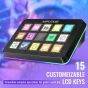 Fifine AmpliGame Stream Controller, 15 Macro Keys, Black - D6