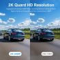 KAWA D6 Car Dash Camera, 2K QHD - Black