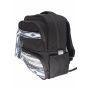 Gharibo Bags School Backpack With Pencil Case For Kids, Feathers Pattern - Black