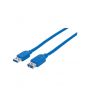 كابل تمديد USB مانهاتن، 1 متر، ازرق - 325394
