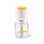Mienta Mini Chopper, 0.5 Liter, 400 Watt, White - CH-171 with Gift Bag