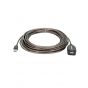 كابل توصيل USB مانهاتن، 10 متر، اسود - 150248