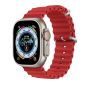 Silicone Replacement Band for Apple Watch Ultra 49mm- Red