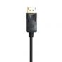كابل توبي Display Port إلى VGA، طول 1.8 متر، اسود - DC605