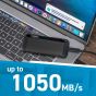 Crucial X8 2TB Portable SSD - Up to 1050MB/s - USB 3.2 External Solid State Drive - CT2000X8SSD9