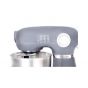 MediaTech Stand Mixer with Attachments, 5.5 Liters, 1200W, Grey - MT-STM505