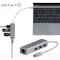 Broonel 4 In 1 USB Hub - Grey