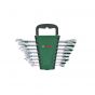 Bosch Ratchet Combination Wrench Set, 8 Piece - Black and Green