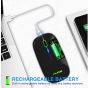 MMK Rechargeable Wireless Optical Mouse, Black - MMK05