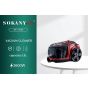 مكنسة كهربائية سوكاني، 3600 وات، احمر - SK-13003