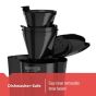 Black and Decker Coffee Maker, 800 Watt, Black Stainless Steel - DCM18S