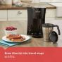 Black and Decker Coffee Maker, 800 Watt, Black Stainless Steel - DCM18S