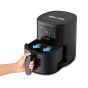 Black + Decker Digital Air Fryer, 3.5 Liters, 1500W, Black - AF3500-B5