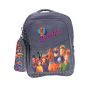Gharibo Bags School Backpack With Pencil Case For Boys, Scoby Doo Pattern - Grey