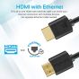 كابل بروميت HDMI الي HDMI، 10متر - اسود